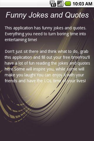 Funny Jokes And Quotes截图1