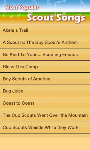 Boy Scout songs截图1