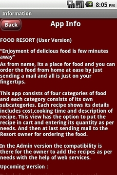 Resort Application截图