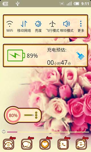 520我爱你-91主题桌面美化截图1