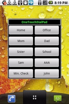 One Touch DialPad Lite截图