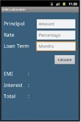 EMI Calculator截图1