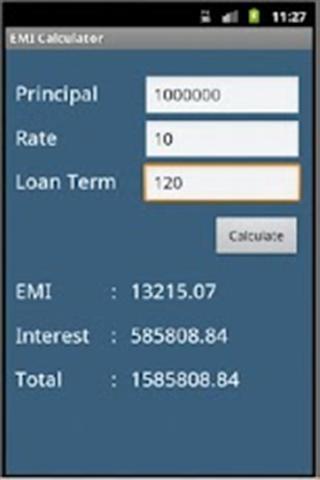 EMI Calculator截图2