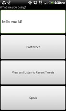 VoiceTweets Twitter App截图1