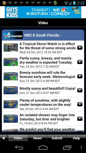 NBC 6 South Florida Weather Ap截图4