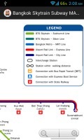 Bangkok Skytrain Metro Subway MAP HD 1.09截图1