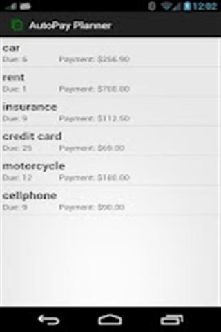 AutoPay Planner (Recurrence)截图4