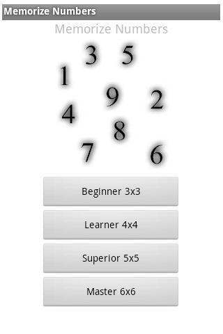 Memorize Numbers截图1