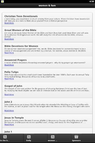 Women Daily Devotional Bible截图3