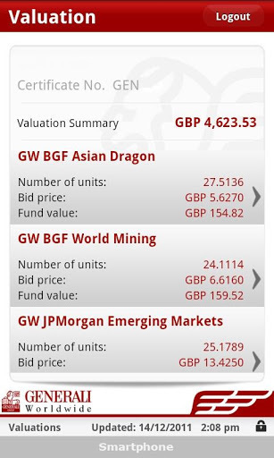 Generali Worldwide Valuations截图2