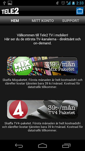 Tele2 Mobil-TV截图3