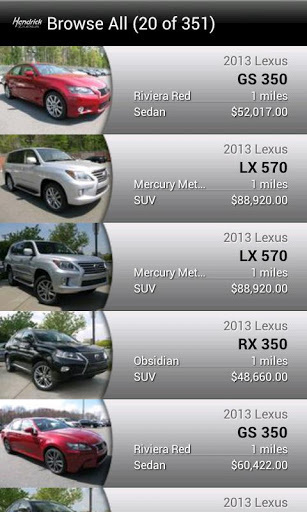 Hendrick Lexus DealerApp截图2