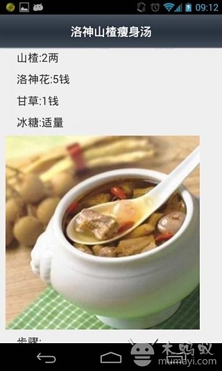 瘦身减肥食谱大全截图1