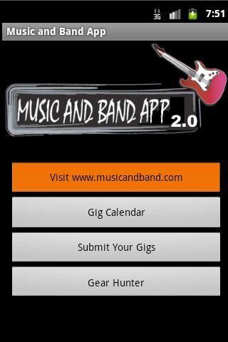 音乐和乐队的应用截图2