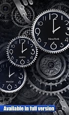 Black world time clock Free截图1