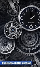 Black world time clock Free截图4