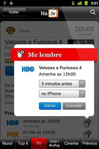 NaTV - Guia de TV e Cinemas截图2