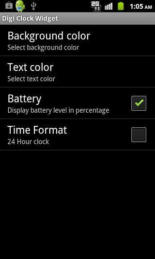 Digi Clock Widget截图3