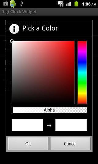 Digi Clock Widget截图4