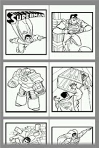 Superman Coloring Book截图2