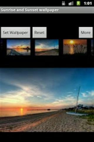 日出和日落壁纸截图1