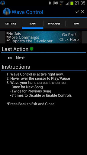 挥手控制器(Wave Control)截图1