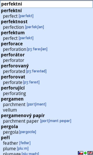 LIVE Dictionary Czech (demo)截图2
