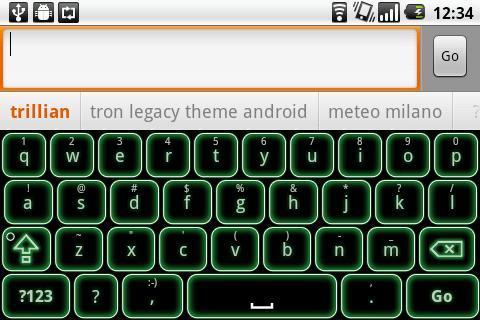 Green Glow Code Keyboard截图3