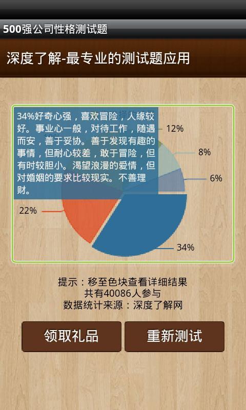 500强公司性格测试题截图1