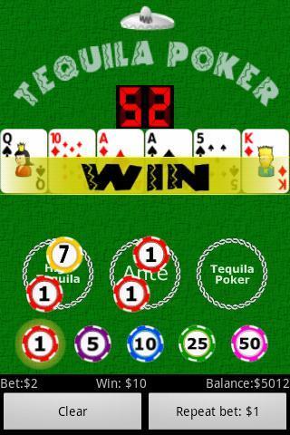 Tequila Poker FREE截图6