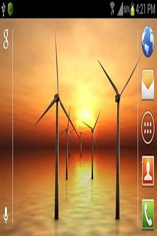 Sunset windmill截图2