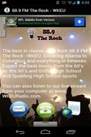 FM The Rock - WKEU截图4