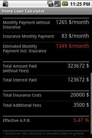 Home Loan Calculator截图2