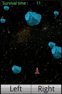 小行星的射击游戏截图