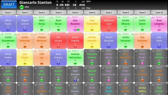 Fantasy Baseball Draft Demo截图6