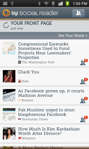 Washington Post Social Reader截图4