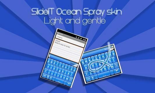 SlideIT Ocean Spray Skin截图1