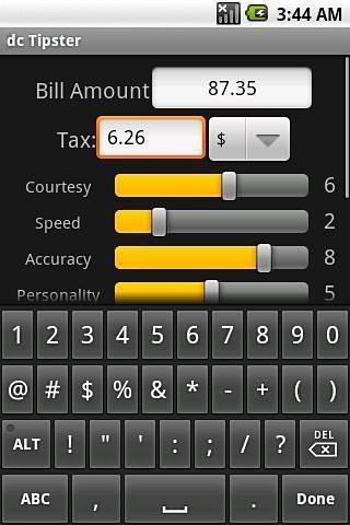 dc Smart Tip Calculator截图1