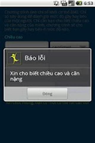 越南语BMI计算器截图1