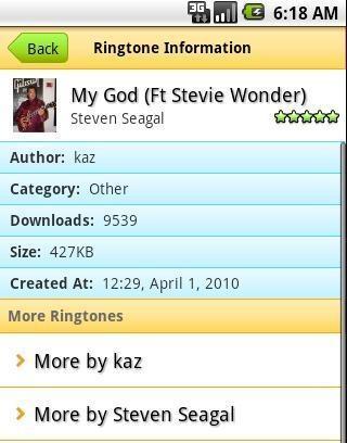 Stevie Wonder Ringtone截图1