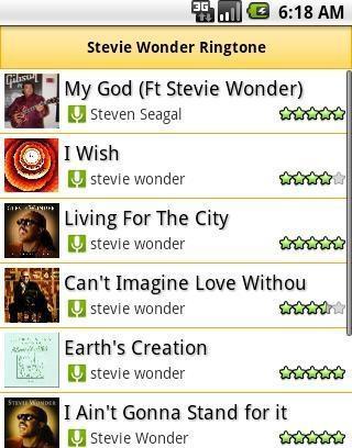 Stevie Wonder Ringtone截图2