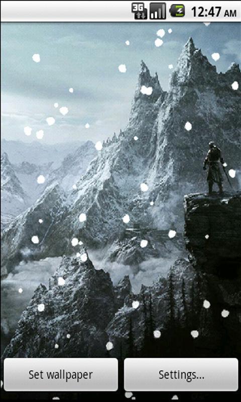 Skyrim Snow截图2