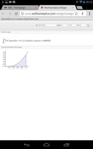 Integral - Definite Calculator截图2