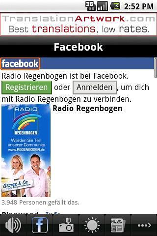 发起的广播 Radio Regenbogen截图4