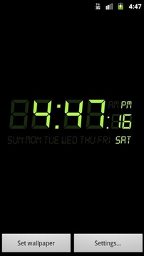 Alarm Clock Live Wallpaper截图