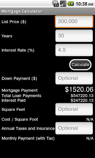 Mortgage Calculator Free截图1