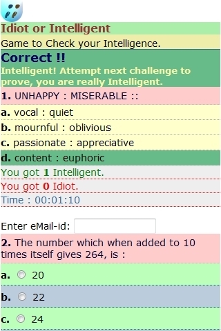 Are you Idiot or Intelligent?截图2