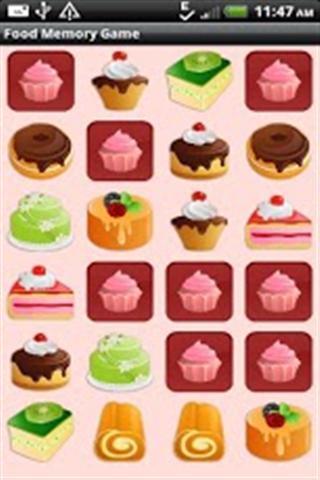 Food Memory Game for Kids截图1