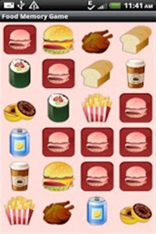 Food Memory Game for Kids截图2