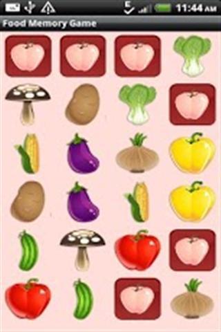 Food Memory Game for Kids截图4